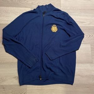 Men’s Billionaire Couture See-Through Zip Up - Size XL